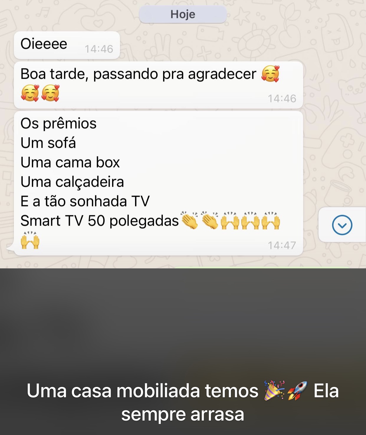 Uhuuuuuuuu parabéns 
Que venha os próximos!!
