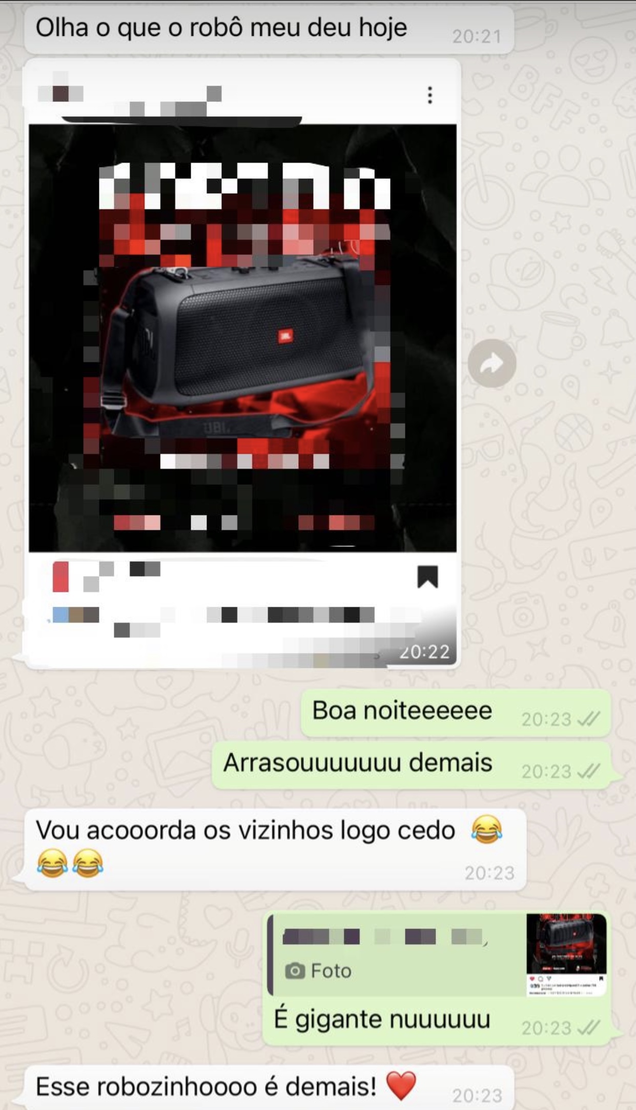Parabéns um JBL das grandes eh kkkk
