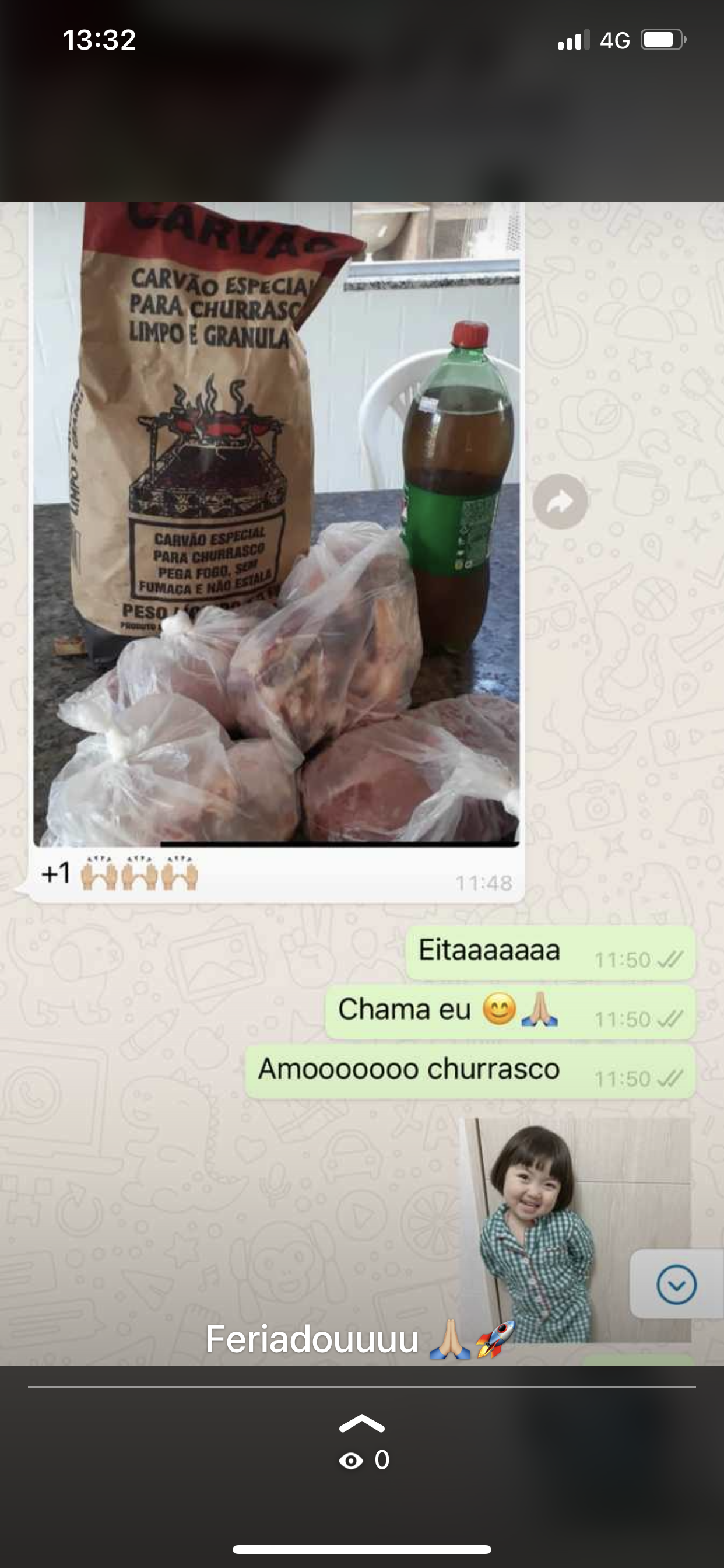 Feriado com churrasco !!
Tudo de bom.
Parabéns, que venha os próximos.